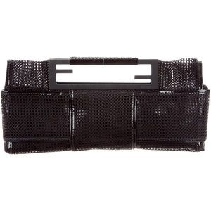Fendi Black Mesh Clutch